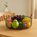 Binca Premium Round Fruit Basket – Modern Wire Decor