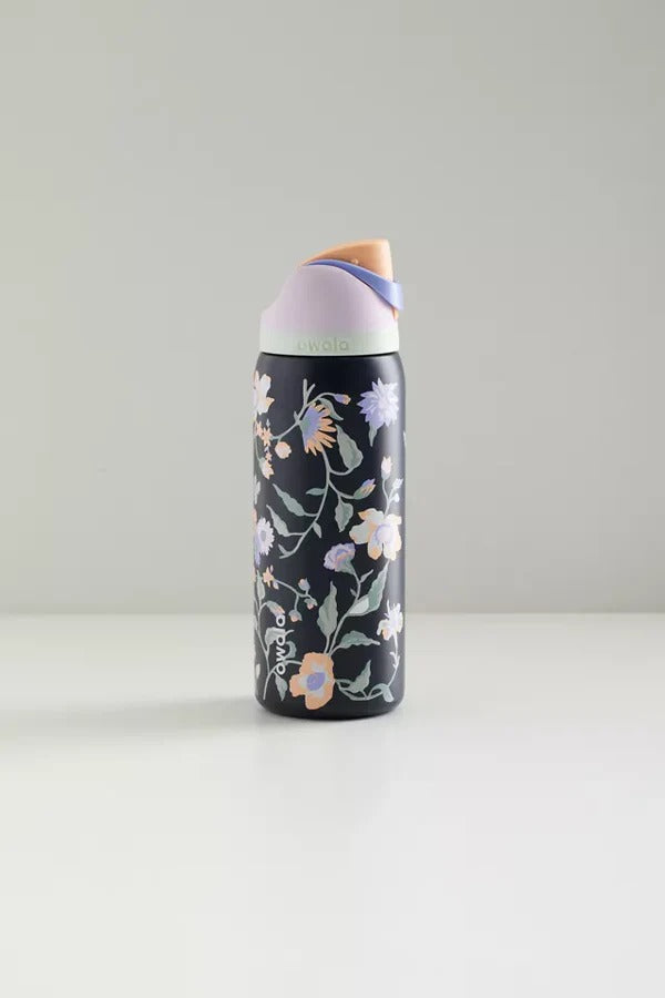 Owala FreeSip 32oz Water Bottle – Midnight Garden Floral