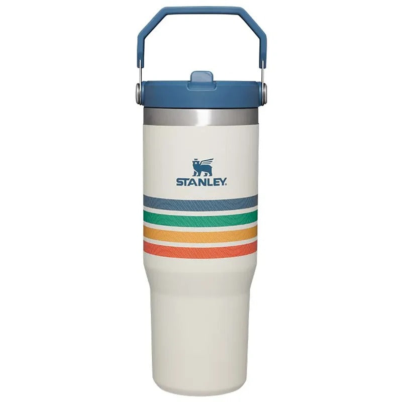 Stanley IceFlow 30oz Cream Stripe – Leak-Proof Tumbler