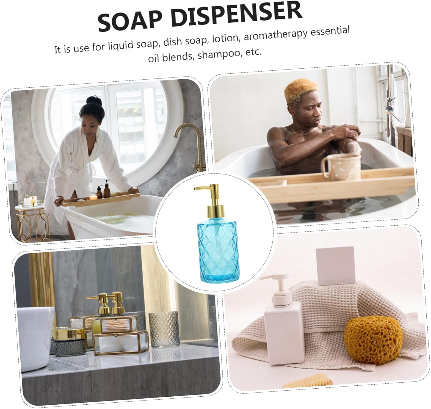 Luxury Diamond Design Soap Dispenser