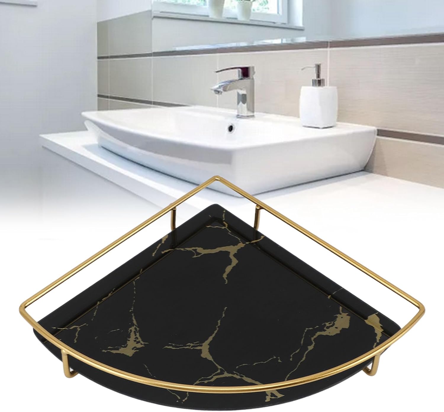 Bathroom Corner Marble Shelf