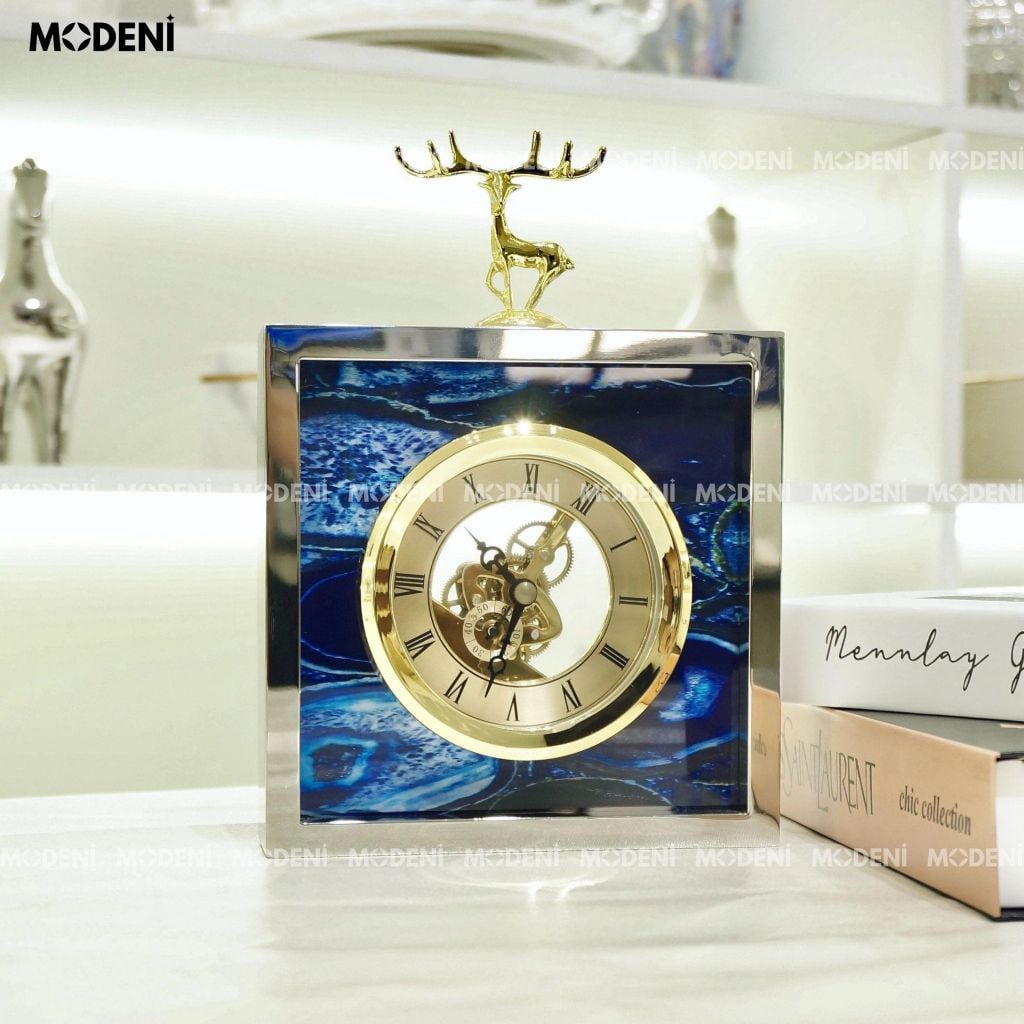 Markhor Edition - Luxurious Metal Table Clock (each)