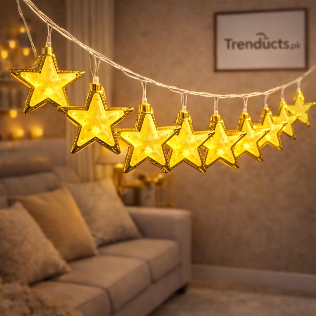 Glacier Glow Fairy Stars Lights - Premium Room Decor