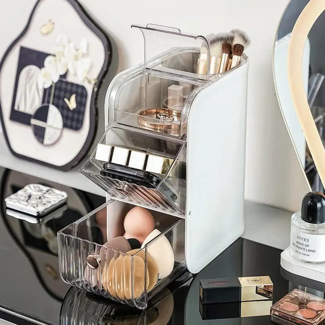Vault-Glam - Dustproof Cosmetic Storage Case