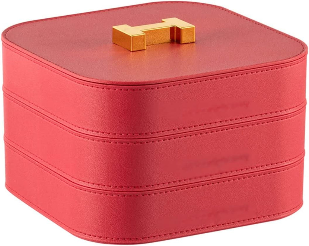Luxury Multi-Layer Jewellery Organizer Box - Elegant Storage Solution