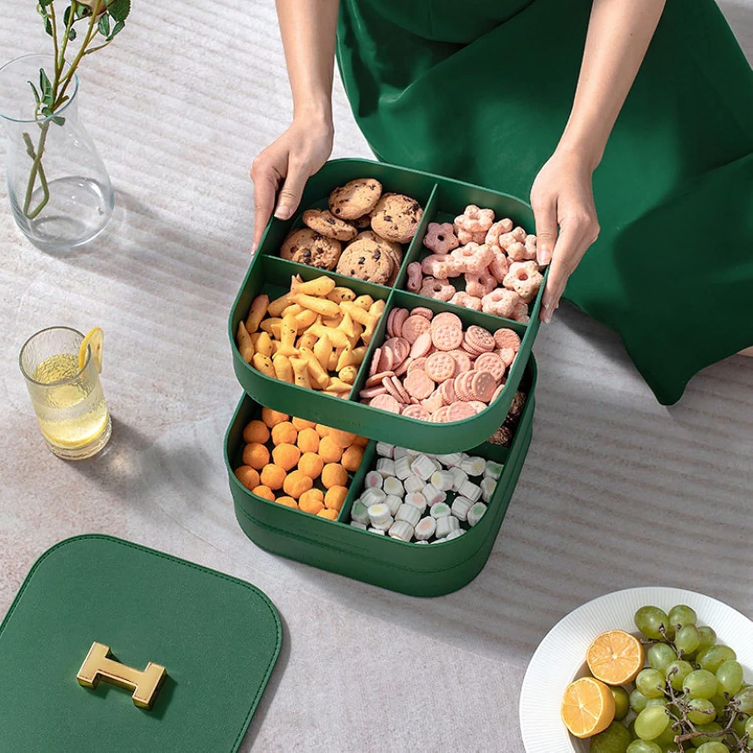 Luxury Multi-Layer Jewellery Organizer Box - Elegant Storage Solution