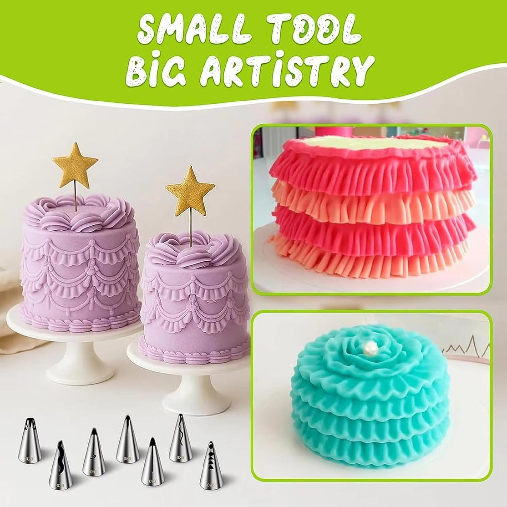 Master Baker’s Palette Ultimate Cake Decorating Piping Nozzle Set