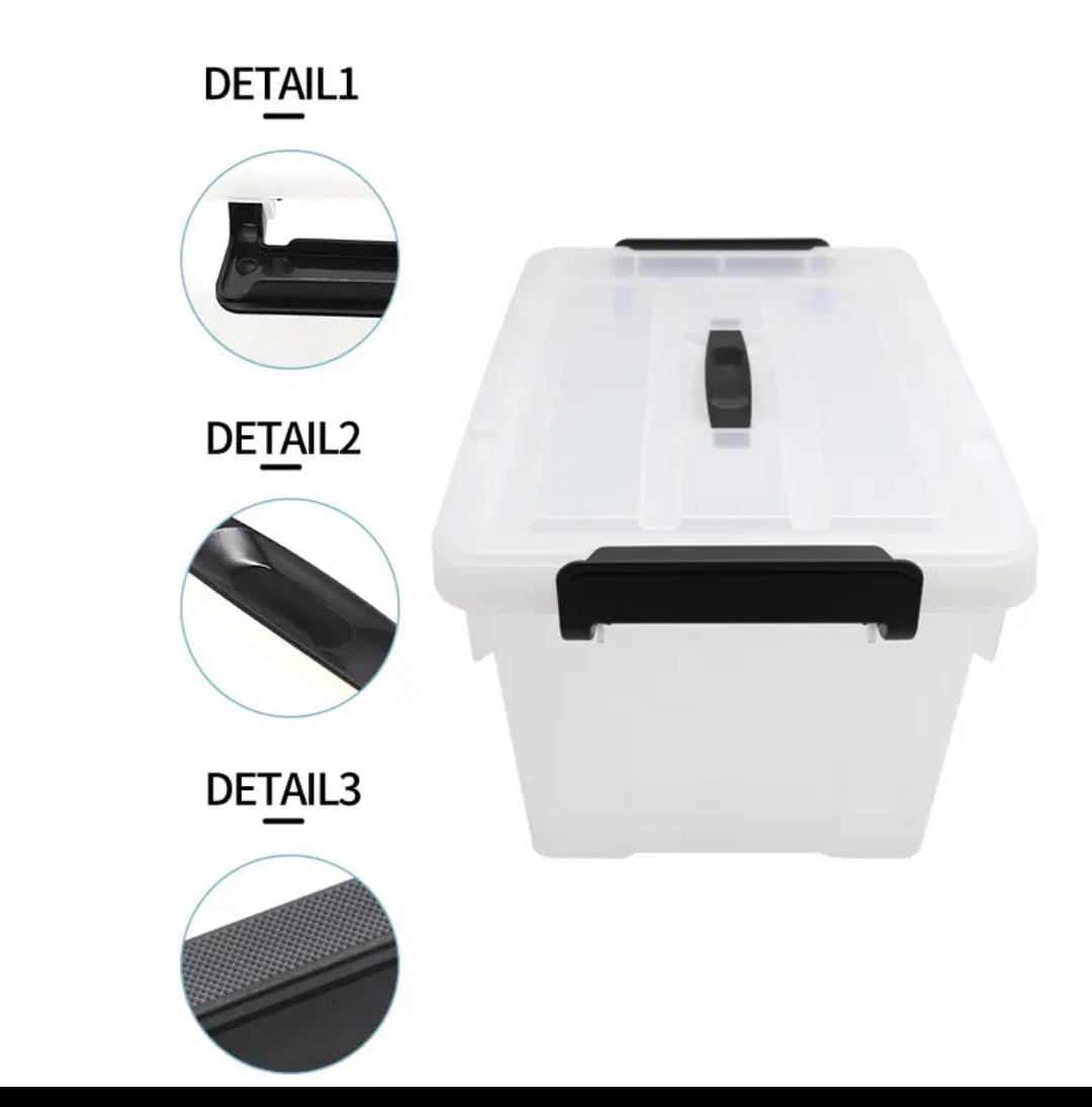 Premium Heavy-Duty Storage Box with Handle