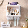 Premium Wall Mounted Bathroom Cabinet with Toothbrush Holder