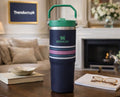 Stanley IceFlow 30oz Navy Mesh – Leak-Proof Tumbler