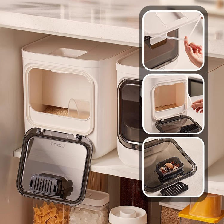 10kg Airtight Press-Type Rice & Grain Storage Box