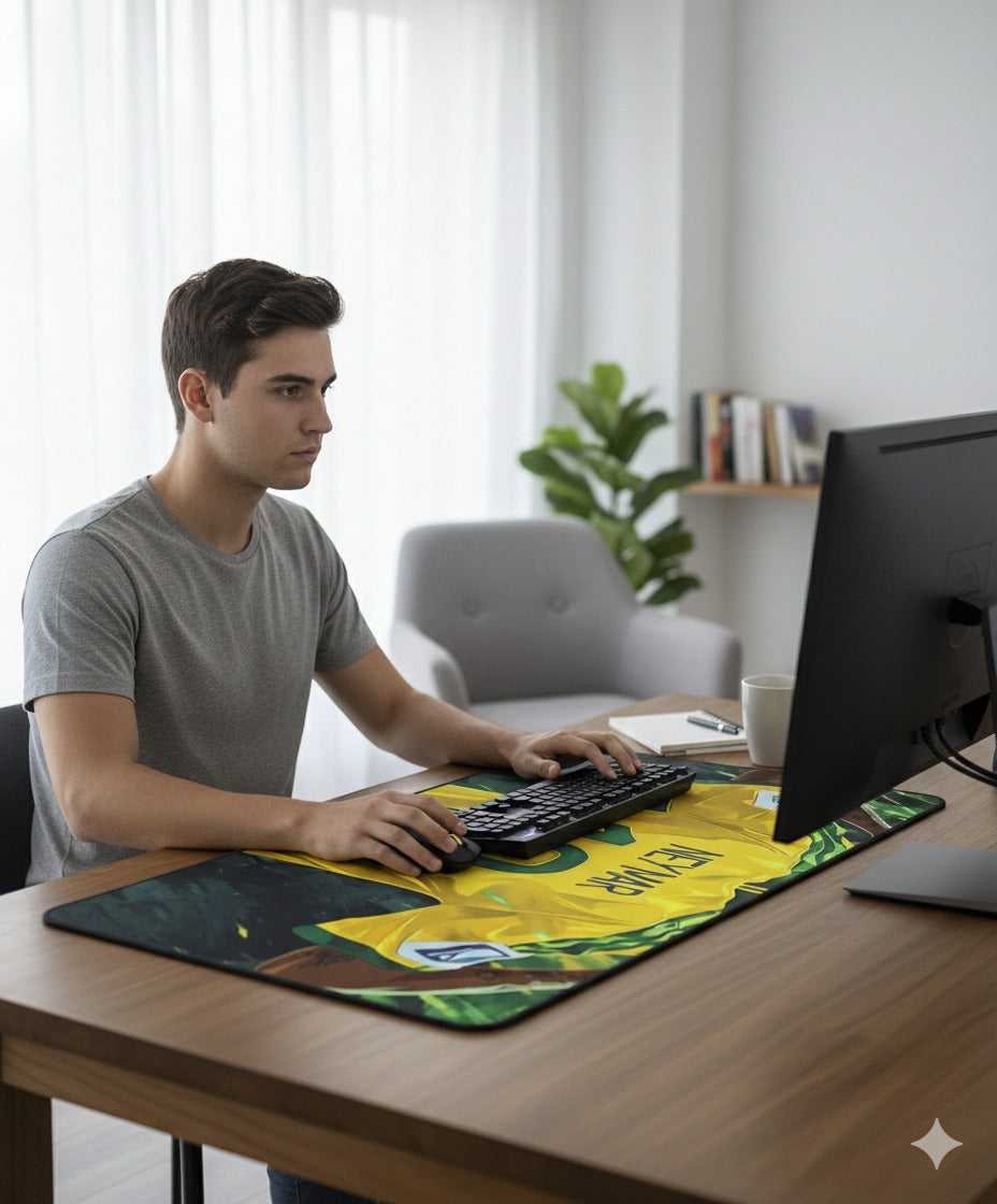 Neymar Jr. Edition Gaming Mousepad – Large Desk Mat (Small)