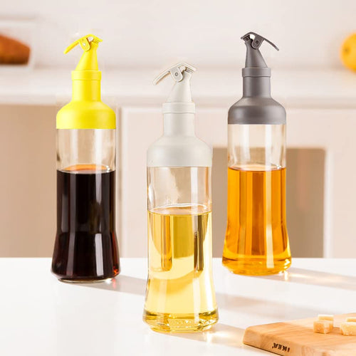 500ml Leak-Proof Glass Oil Dispenser & Vinegar Pourer