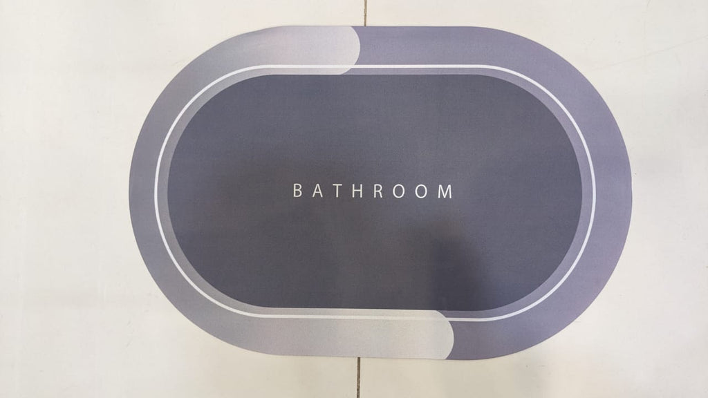 Super Absorbent Nappa Leather Bathroom Mat – Anti-Slip Quick-Dry Magic Floor Rug