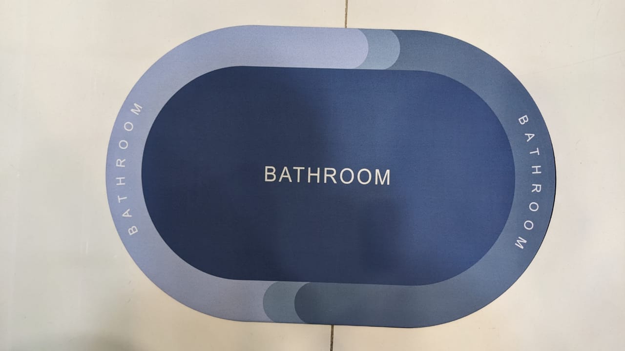Super Absorbent Nappa Leather Bathroom Mat – Anti-Slip Quick-Dry Magic Floor Rug
