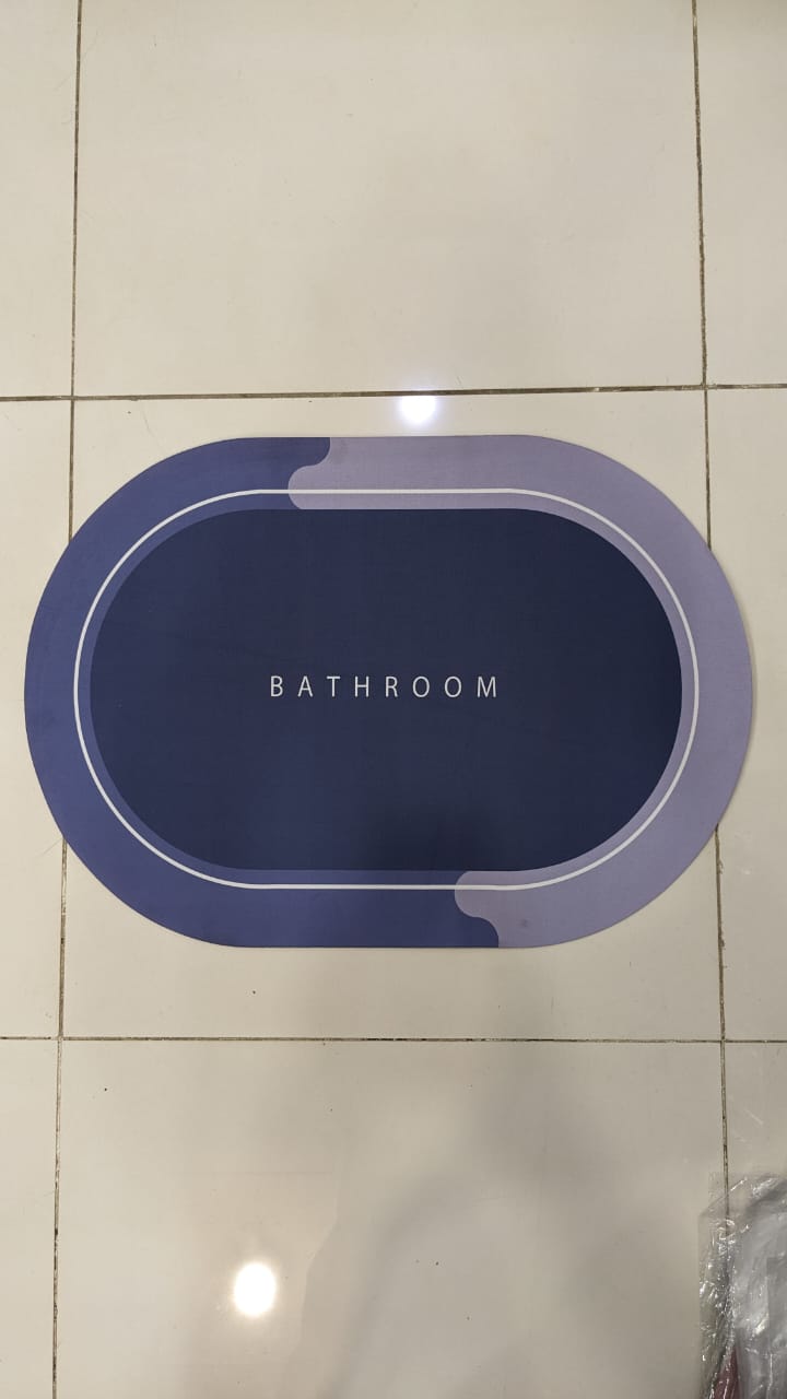 Super Absorbent Nappa Leather Bathroom Mat – Anti-Slip Quick-Dry Magic Floor Rug