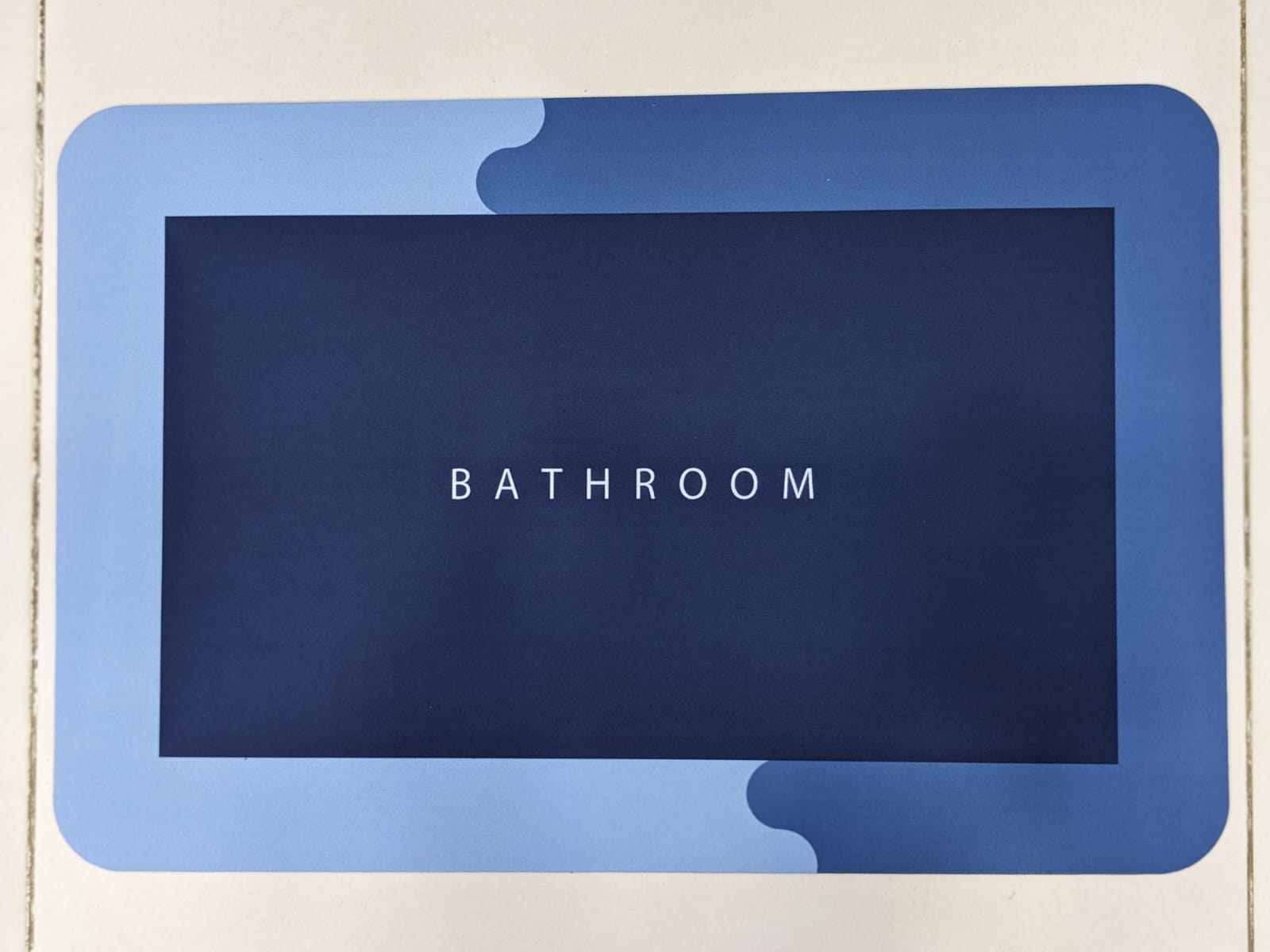 Square Bath & Kitchen Mat – Super Absorbent Quick-Dry Anti-Slip Floor Rug