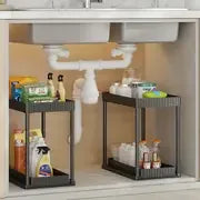 Multi-Functional Kitchen Spice Rack & Under-Sink Organizer