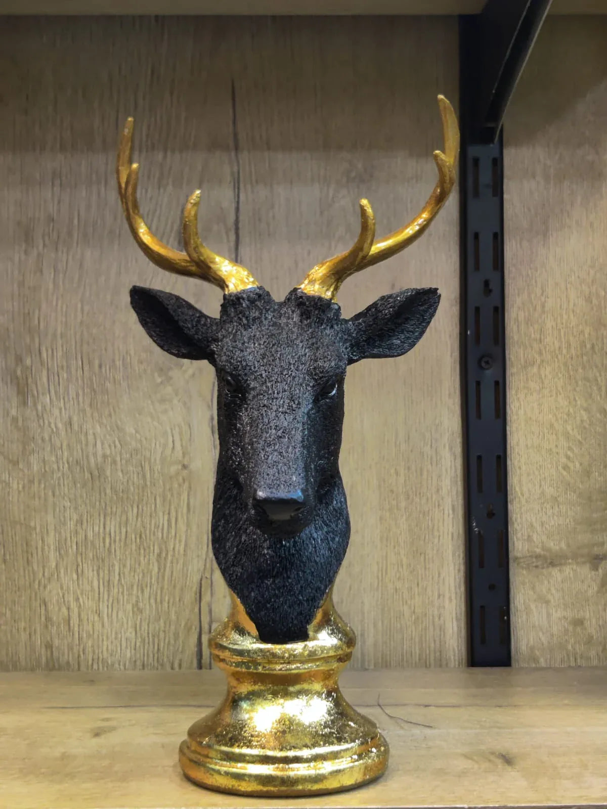 Luxury Gold Markhor Head Decorative Showpiece
