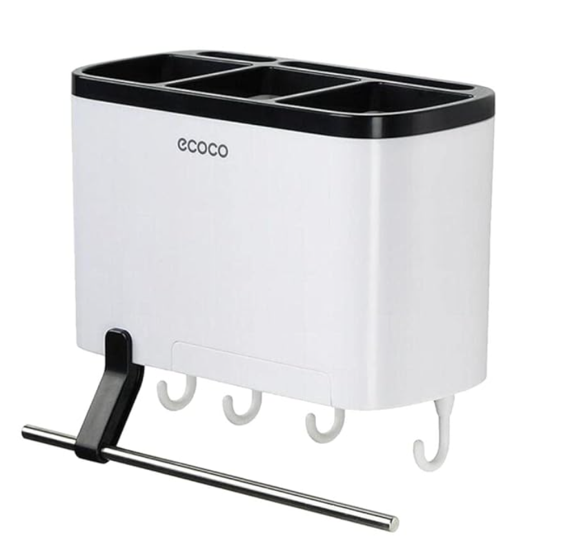 Ecoco Wall-Mount Cutlery Organizer – Integrated Kitchen Station