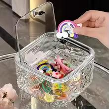 Acrylic Hair Accessories Organizer Storage Box