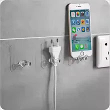 10 Pieces Adhesive Wall Storage Hook for Easy Organization