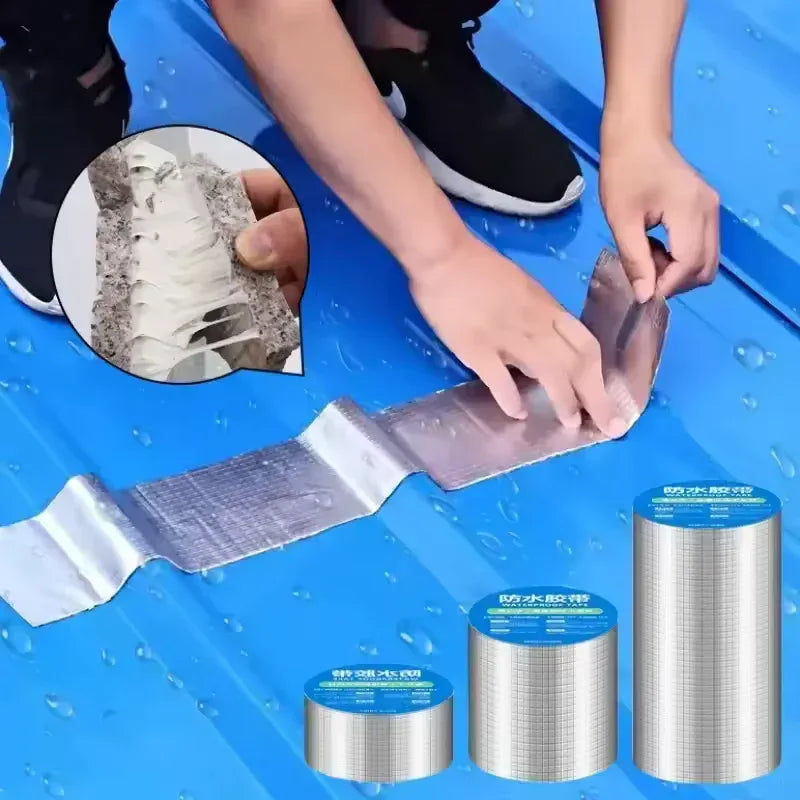 Aluminum Foil Waterproof Tape with Butyl Rubber