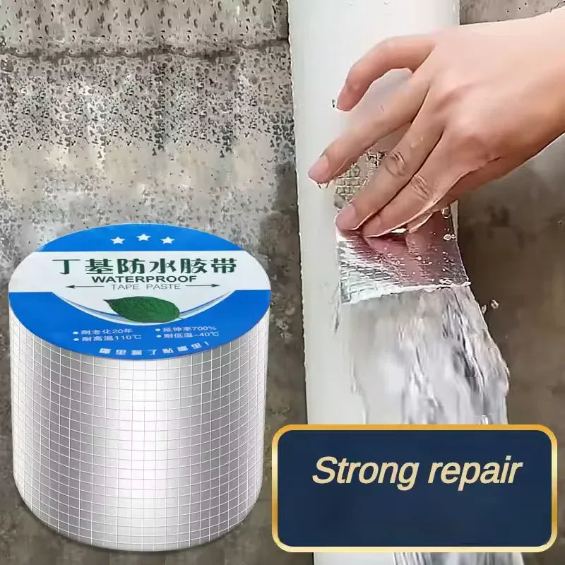 Aluminum Foil Waterproof Tape with Butyl Rubber