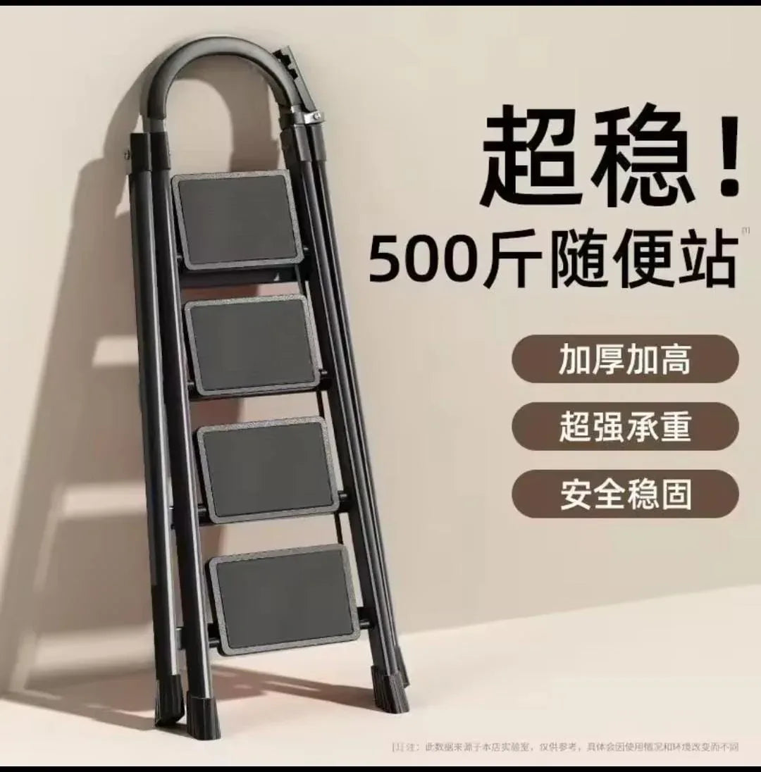 Anti Slip Steel Ladder for Safe Home Use