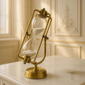 Antique Brass Hourglass Timer Decorative Sandglass