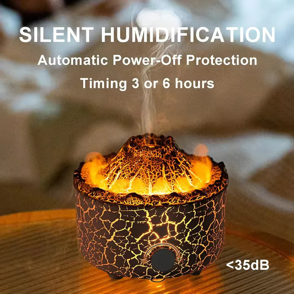 Volcano Flame Aromatherapy Essential Oil Diffuser