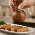 Wooden Pepper grinder — Walnut Hand-Crank