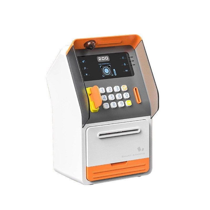 ATM machine money box with code lock