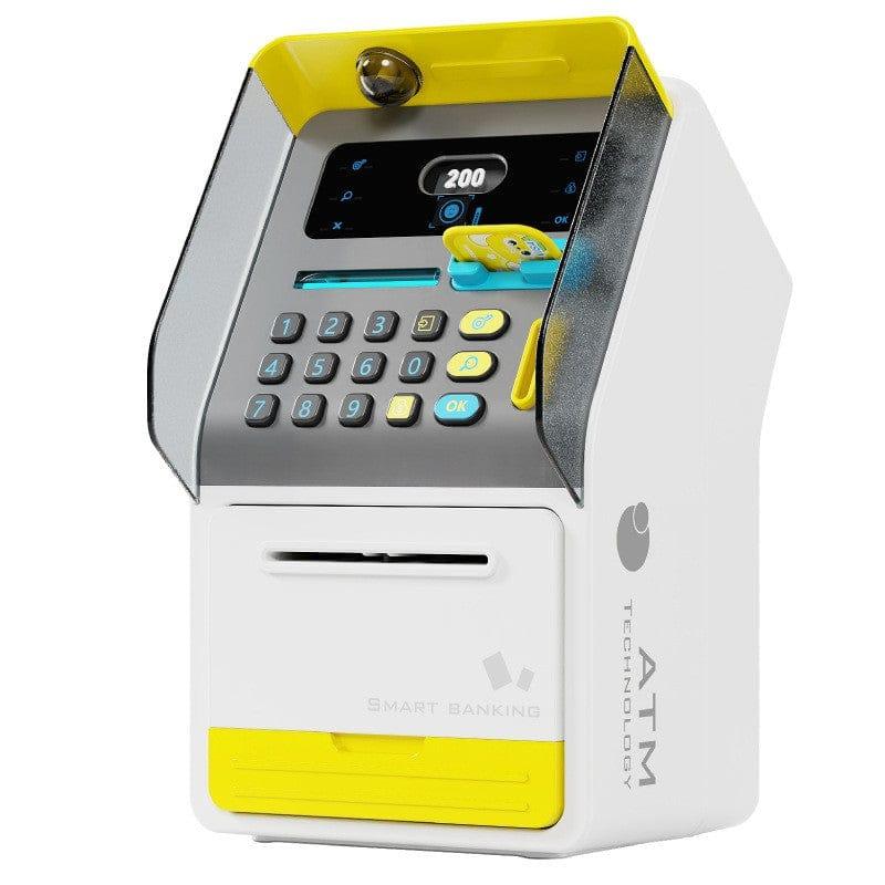 ATM machine money box with code lock