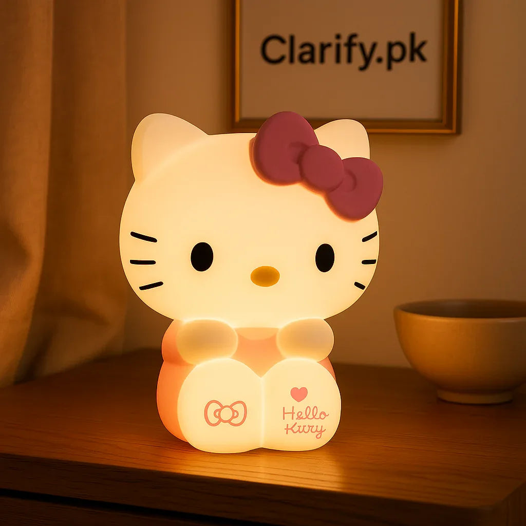 Hello Kitty Cute Night Lamp – Soft Ambient Light (small)