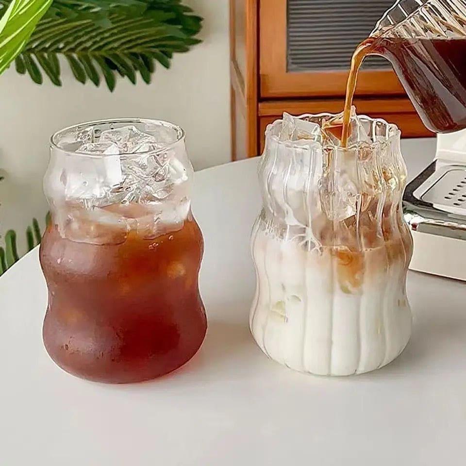 Premum Bamboo Lid Glass Mug with Straw - Eco-Friendly Drinkware