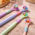 3-Sided Toothbrush with Tongue Cleaner – Soft Bristles