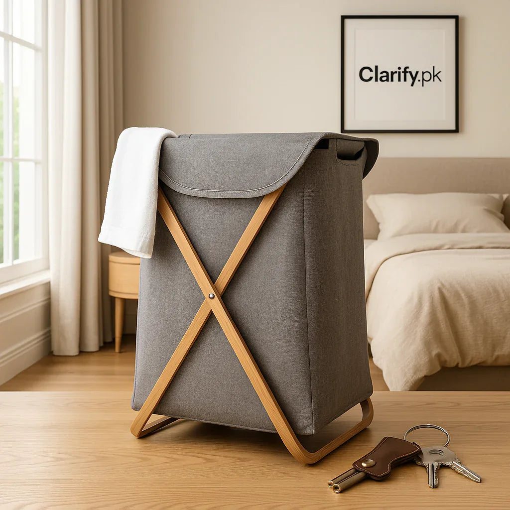 Covered Laundry Hamper – Large Storage Basket