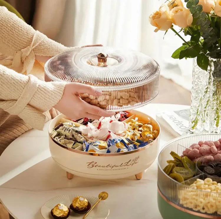 Luxury Dry Fruit Tray with Covered Design