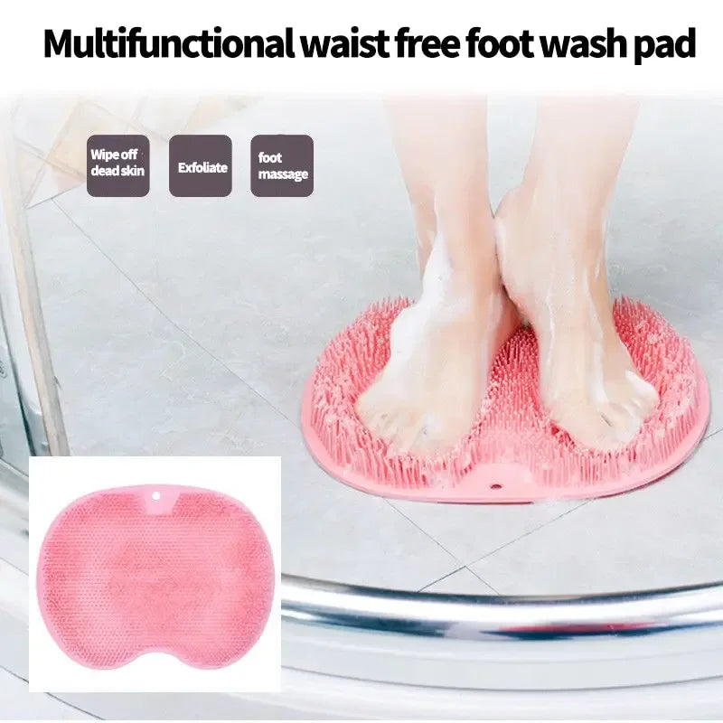 Silicone Foot Scrubber Pad with Massage & Anti-Slip