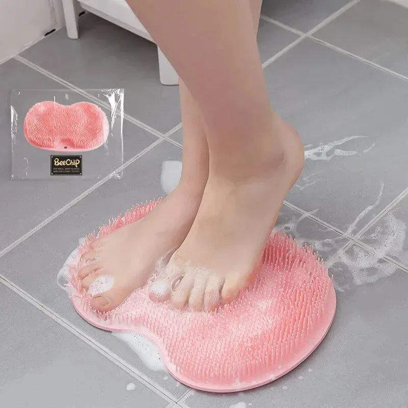 Silicone Foot Scrubber Pad with Massage & Anti-Slip