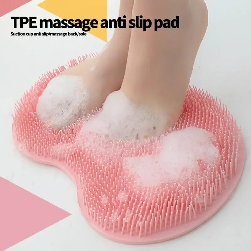 Silicone Foot Scrubber Pad with Massage & Anti-Slip