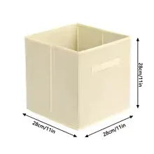Non-Woven Storage Basket with Handle - Durable & Foldable