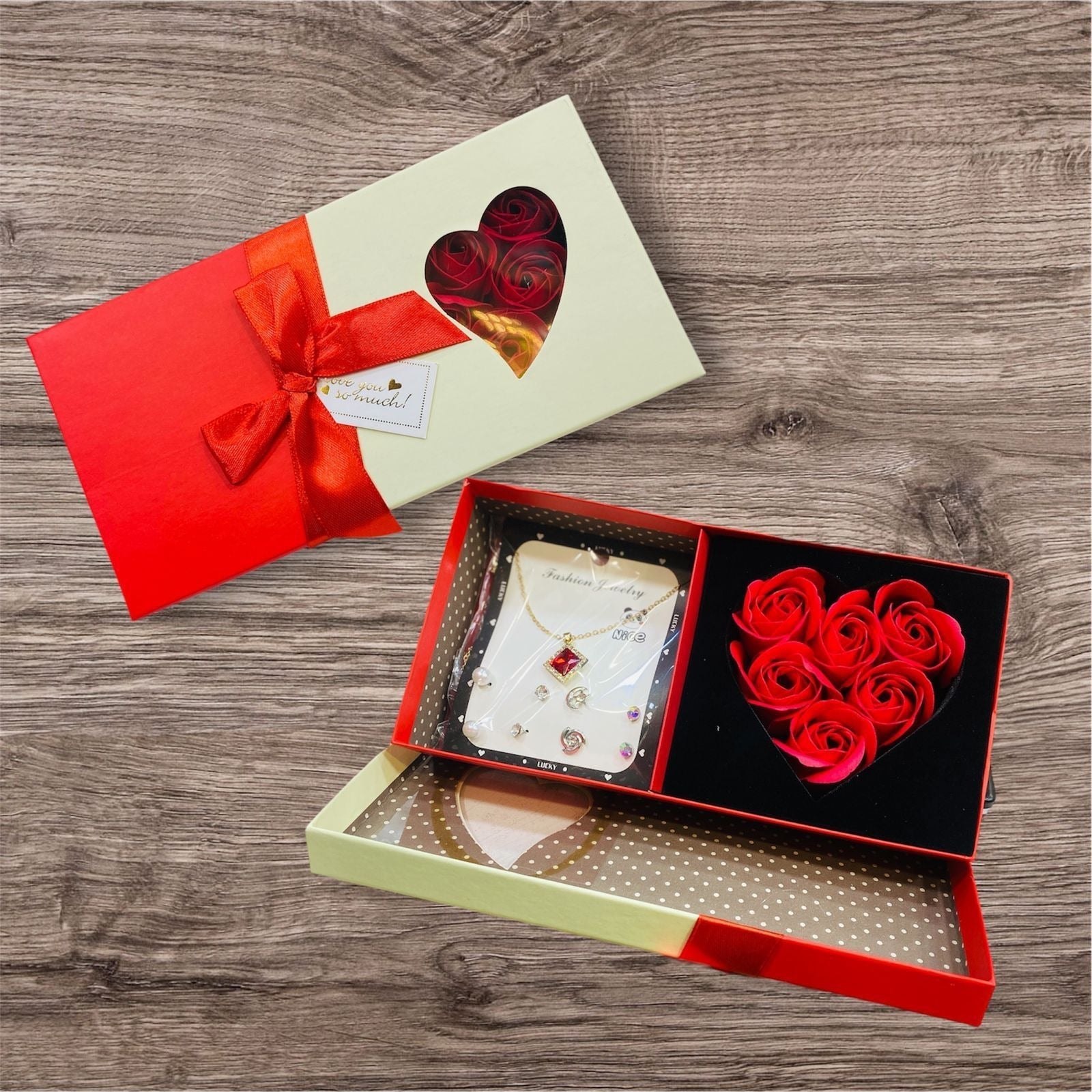 Luxury Rose Jewelry Gift Box - Eternal Romance