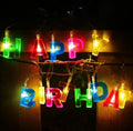 Birthday Decoration String Lights Colorful LED