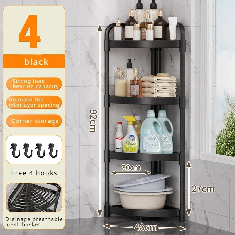 Multi Tier Storage Organizer Bathroom Rack