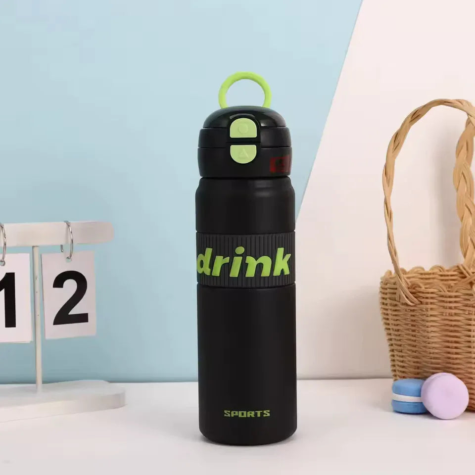 Stainless Steel Sports Water Bottle - Durable & Leakproof