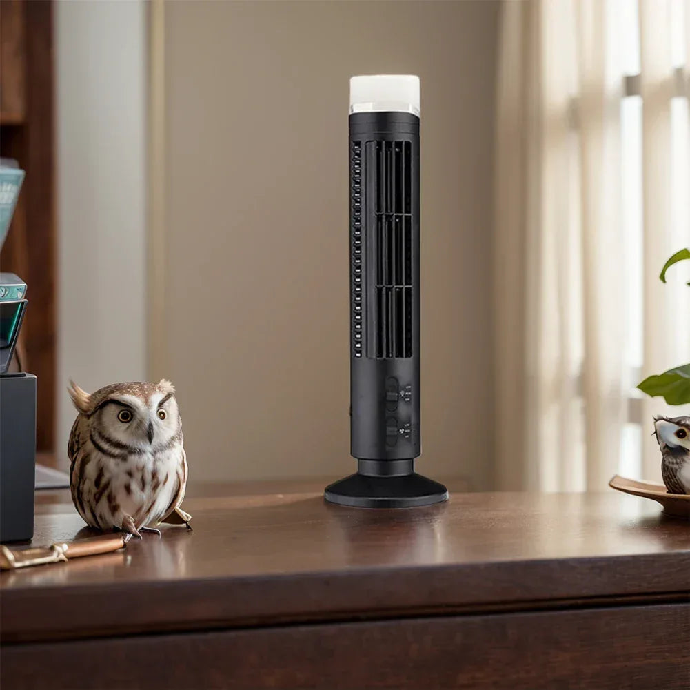 Bladeless Desktop Tower Fan for Home & Office