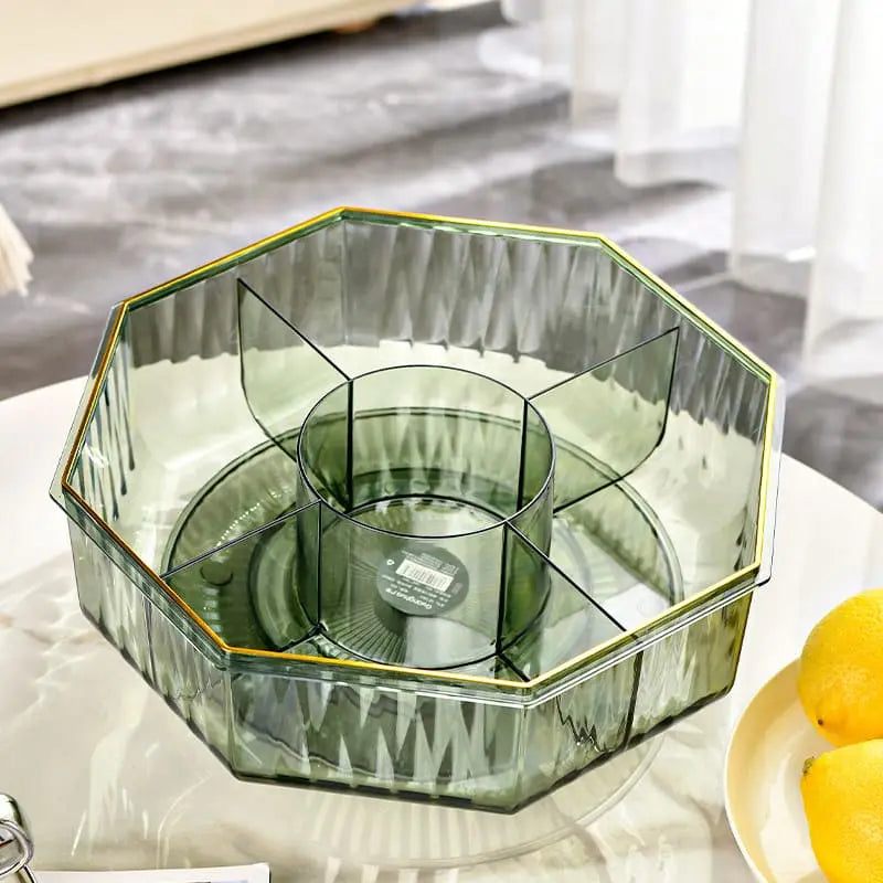Luxury Hexagon Dry Fruit Box with Golden Lid