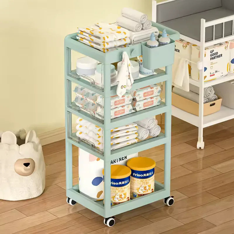 Large Capacity Storage Trolley with Wheels